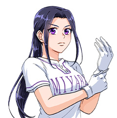 黒髪ロングのクールビューティー高校女子野球界の天才バッター柊木美玲