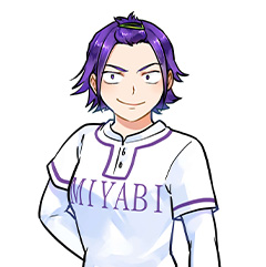 皮肉屋で言動が嫌味っぽい京都雅高校女子野球部のピッチャー白鷺ときわ